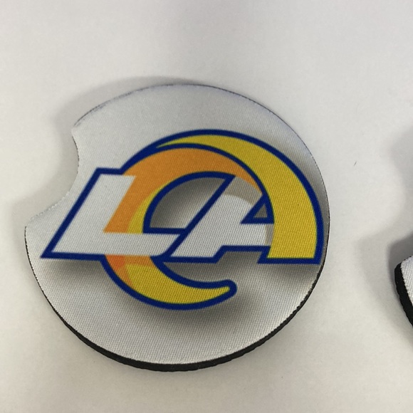 LA Rams License Plate With Cup Holder Inserts - Picture 2 of 6